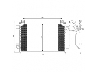 Exchanger Condenser OEM  | EGY16148ZB | 0825.3019 - 35881 - 8FC351310701 - AC642000S - MZ5240