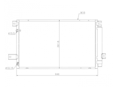 Exchanger Condenser OEM  | 8845005170 | 35628 - 8FC351307681 - 940022 - TO5409D - TSP0225658