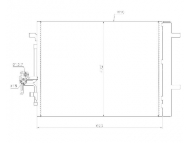 Exchanger Condenser OEM  | 30794562 - 31274157 | 0805.3030 - 35884 - 940155 - TSP0225670 - VO5161D