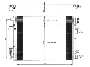 Exchanger Condenser OEM  | 5137693AA | 0818.2021 - 35626 - CR5093D