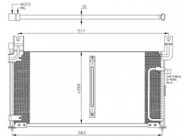 Exchanger Condenser OEM  | 9531060G40 | 0814.2003 - 35310 - SZ5038 - TSP0225380