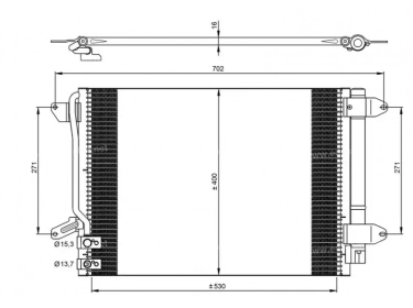 Exchanger Condenser OEM  | 5C0820411 - 5C0820411E | 350028 - VW5330