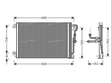 Exchanger Condenser OEM  | 55115863 | JE5020