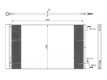 Exchanger Condenser OEM  | 13241737 - 13330217 - 1850134 - 1850377 | 35912 - 8880400484 - 8FC351307631 - AC552000P - OL5478 - TSP0225708