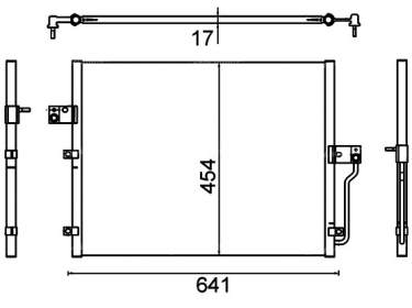 Exchanger Condenser OEM  | 6840009000 - 6840009001 - 6840009002 | 350018 - 8FC351310711 - AC643000S - DW5082