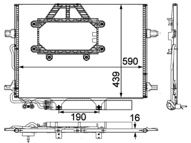 Exchanger Condenser OEM  | 2115000554 - A2115000554 |