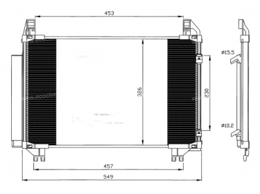 Exchanger Condenser OEM  | 8846052110 | 0815.3033 - 35652 - 814233 - 8FC351343411 - AC800000P - DCN50025 - DCN500250 - DCN500251 - DCN500252 - DCN500253 - DCN500254 - DCN500255 - DCN500256 - DCN500257 - DCN500258 - DCN500259 - TO5413D - TSP0225624