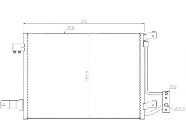 Exchanger Condenser OEM  | 55056726AA | 940442 - JE5049