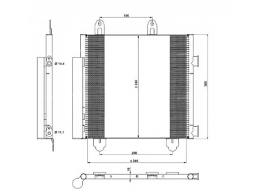 Exchanger Condenser OEM  | 88450YV020 - B000995480 | 350231 - 940522 - PE5398D