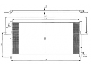 Exchanger Condenser OEM  | 921103S401 - 92110VJ200 | 0821.3019 - 35380 - 814304 - 8FC351302041 - 94759 - AC380000S - DN5204