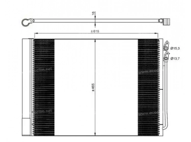 Echangeur Condenseur OEM  | 64509149395 | 0802.2033 - 350033 - 8FC351309141 - 940110 - AC567000P - BWA5370D