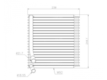 Warmtewisselaar Verdamper  | 6802300 - 9166544 - 9171781 | 20211011 - 27-33152 - 36027 - 54772 - 7402531 - 8FV351210321 - TSP0525113 - VOV091