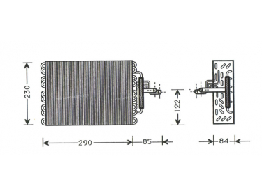 Warmtewisselaar Verdamper  | 95667987 | 36012 - 703.30002 - 817083 - CNV016