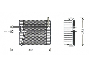 Exchanger Evaporator  | 6848737 - 9470142 | 36042 - VOV026