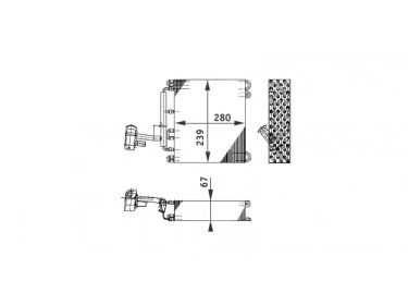 Echangeur Evaporateur  | 7701042182 | 8FV351211691