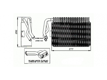 Exchanger Evaporator  | 7495088 - 7495252 | 36059 - TSP0525008