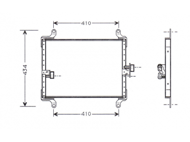 Exchanger Condenser OEM  | 13128570 - 1312857080 - 6455T3 | 35494 - DCN09050 - DCN090500 - DCN090501 - DCN090502 - DCN090503 - DCN090504 - DCN090505 - DCN090506 - DCN090507 - DCN090508 - DCN090509 - FT5206