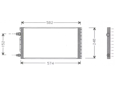 Echangeur Condenseur Delphi Delphi 52465398 |  | 022299OR - 52465398 - UV5006