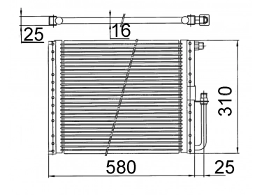 Wärmetausche Kondensator Sanden CONDENSEUR SANDEN |  | 30311513 - 400-2324 - MFC-1058AE - MFC-1058AEE - MFC-1058AEF - SMFC-1058AE - SZ-RU30520E - UMFC-1058AE - UV5097 - UZ-RU30520E - Z-RU30520E - Z-RU30520EE - Z-RU30520EF