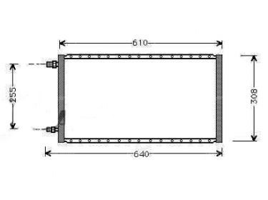 Warmtewisselaar Condensor Delphi  |  | 24-50006 - UV5003