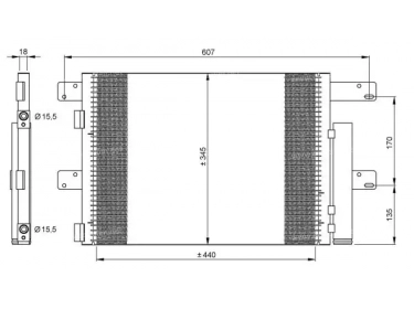 Wärmetausche Kondensator OEM  | 504080822 - 504238741 | 0804.2071 - 30310134 - 35896 - 815090 - 8FC351307601 - 940096 - AC549000P - DCN12102 - DCN121020 - DCN121021 - DCN121022 - DCN121023 - DCN121024 - DCN121025 - DCN121026 - DCN121027 - DCN121028 - DCN121029