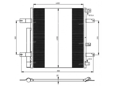 Echangeur Condenseur OEM  | 9705000154 - A9705000154 | 0806.2092 - 35925 - 8FC351344291 - 940094 - AC853000S - ME5238D