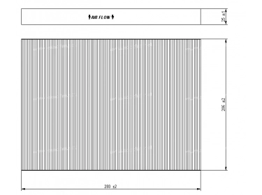 Air distribution Pollen cabin filter FILTRE POUSSIERE | 1H0819644 - 1H0819644A | 1205203 - 12052030 - 12052031 - 12052032 - 12052033 - 12052034 - 12052035 - 12052036 - 12052037 - 12052038 - 12052039 - 1987431012 - 68797 - 698159 - 9007436 - LA31 - MP044