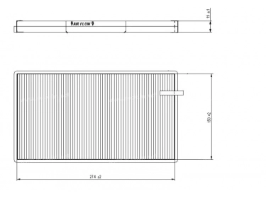 Air distribution Pollen cabin filter FILTRE POUSSIERE | 64111393489 - 64119069895 | 1205401 - 12054010 - 12054011 - 12054012 - 12054013 - 12054014 - 12054015 - 12054016 - 12054017 - 12054018 - 12054019 - 698171 - MP003 - TSP0325005