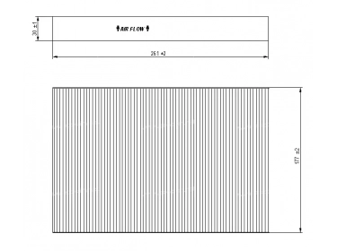 Luchtverdeler Pollen- & Cabinefilter FILTRE POUSSIERE | 644793 | 1215111 - 12151110 - 12151111 - 12151112 - 12151113 - 12151114 - 12151115 - 12151116 - 12151117 - 12151118 - 12151119 - 1987431022 - 698235 - LA9 - MP012