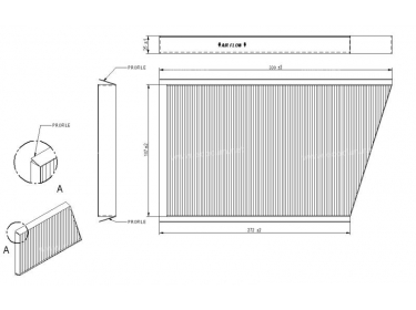 Diffusion d'air Filtre pollen Filtre habitacle FILTRE POUSSIERE | 2038300918 - A2038300918 |