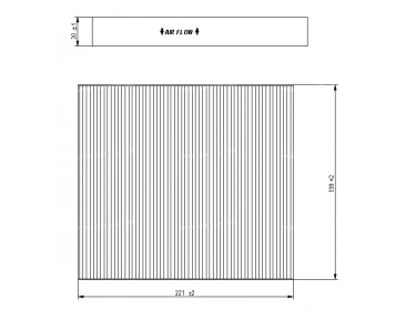 Luftverteilung Kabinepollenfilter FILTRE POUSSIERE | 80291ST3505 - 80291ST3E01 - JKR100080 | 1215498 - 12154980 - 12154981 - 12154982 - 12154983 - 12154984 - 12154985 - 12154986 - 12154987 - 12154988 - 12154989 - 698869 - MP080 - TSP0325059