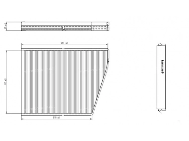 Luchtverdeler Pollen- & Cabinefilter FILTRE POUSSIERE | 96207422 | MP043 - TSP0325053