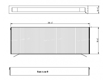 Diffusion d'air Filtre pollen Filtre habitacle FILTRE POUSSIERE | 4F0819439 | MP185