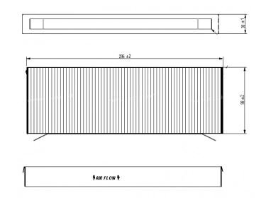 Luchtverdeler Pollen- & Cabinefilter FILTRE POUSSIERE | 4F0819439 | MP185