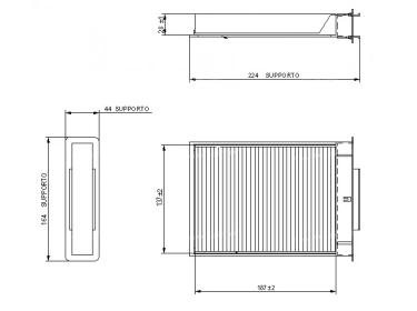 Difusão de ar Filtro de pólen Filtro habitáculo FILTRE POUSSIERE | 6447TT - 885080H010 | MP207 - SC4054