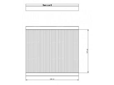 Luftverteilung Kabinepollenfilter FILTRE POUSSIERE |  | MP202