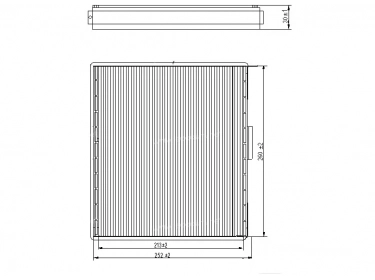 Air distribution Pollen cabin filter FILTRE POUSSIERE | 971332D000 - 971443B100 - 9999Z07015 | MP213