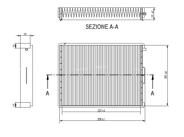 Air distribution Pollen cabin filter FILTRE POUSSIERE | 9761938100 - 9999Z07010 | 1215325 - 12153250 - 12153251 - 12153252 - 12153253 - 12153254 - 12153255 - 12153256 - 12153257 - 12153258 - 12153259 - 698888 - MP204