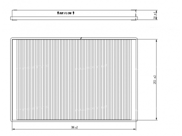 Diffusion d'air Filtre pollen Filtre habitacle FILTRE POUSSIERE | JKR100183 | 1215502 - 12155020 - 12155021 - 12155022 - 12155023 - 12155024 - 12155025 - 12155026 - 12155027 - 12155028 - 12155029 - 698879 - MP233 - TSP0325086