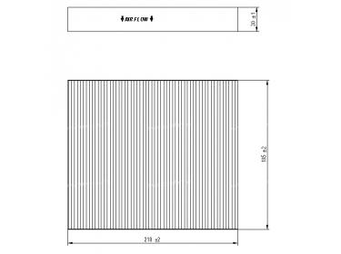 Diffusion d'air Filtre pollen Filtre habitacle FILTRE POUSSIERE | G3210FE00 | MP225