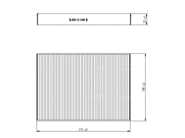 Diffusion d'air Filtre pollen Filtre habitacle FILTRE POUSSIERE | 6447XF - 647992 |