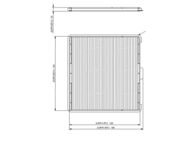 Air distribution Pollen cabin filter FILTRE POUSSIERE | 96425700 |