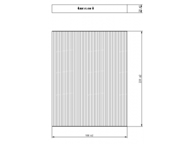 Diffusion d'air Filtre pollen Filtre habitacle FILTRE POUSSIERE | 971332E250 |