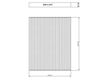 Diffusion d'air Filtre pollen Filtre habitacle FILTRE POUSSIERE | 971332E250 |