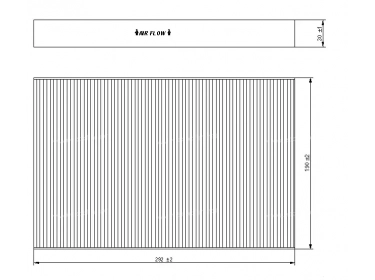 Air distribution Pollen cabin filter FILTRE POUSSIERE | 3802821 |