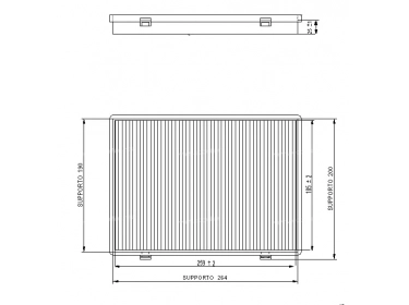 Air distribution Pollen cabin filter FILTRE POUSSIERE | 96440878 |