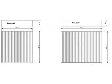 Luchtverdeler Pollen- & Cabinefilter FILTRE POUSSIERE | 6447VX - 6447VY |