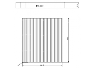 Diffusion d'air Filtre pollen Filtre habitacle FILTRE POUSSIERE | 4710210 - 9586051K000 |