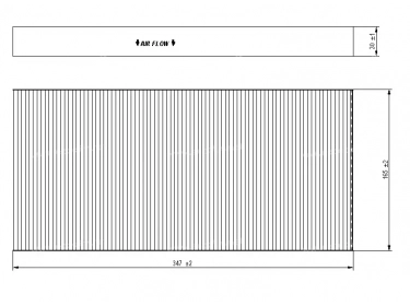 Luchtverdeler Pollen- & Cabinefilter FILTRE CHARBON ACTIF - COMBINE |  | 1215904CA - 1215904CA0 - 1215904CA1 - 1215904CA2 - 1215904CA3 - 1215904CA4 - 1215904CA5 - 1215904CA6 - 1215904CA7 - 1215904CA8 - 1215904CA9 - 698695 - MC541