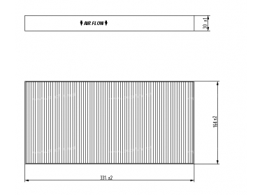 Diffusion d'air Filtre pollen Filtre habitacle FILTRE CHARBON ACTIF - COMBINE | 46844822 | MC694